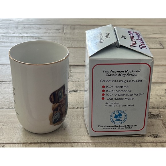 Norman Rockwell‎ Vintage Collectible Mugs - Memories and Bedtime New In the Box - Picture 5 of 15